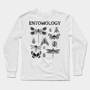 Entomology Vintage Bugs Long Sleeve T-Shirt